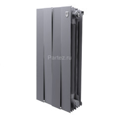 Биметаллический радиатор Royal Thermo PianoForte  500/100-4 (Silver Satin)