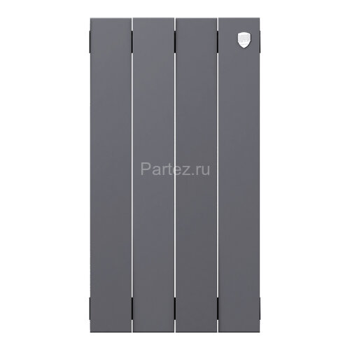 Биметаллический радиатор Royal Thermo PianoForte 500/100-4 (Silver Satin)