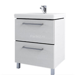 Тумба под раковину AQUATON РОНДА 55 подвесная, дуб светлый (1A207601RSC20)