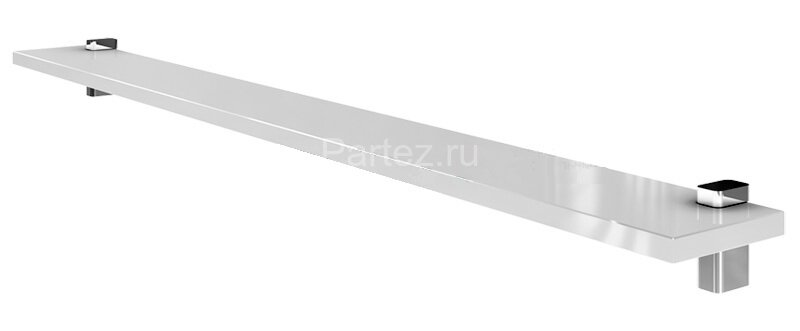 Стеклянная полка Aquaton 110, 110*12 см, хром (1A110503XX010)