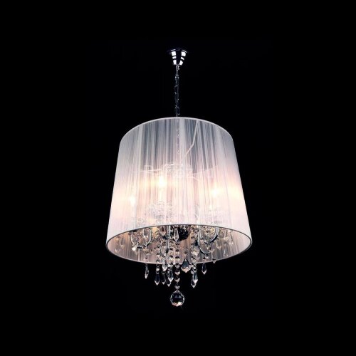 Подвесная люстра Eurosvet 2045/5 хром / белый