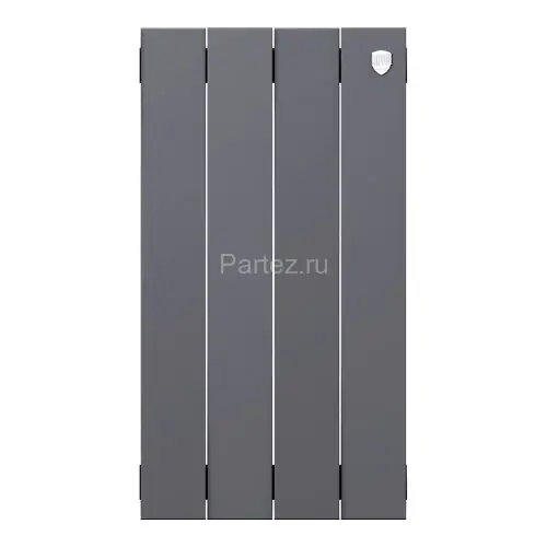 Биметаллический радиатор Royal Thermo PianoForte  500/100-4 (Silver Satin)