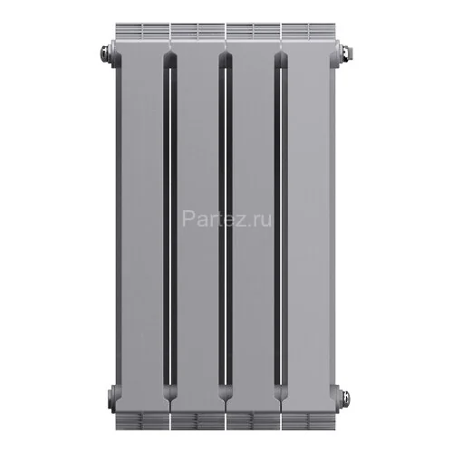 Биметаллический радиатор Royal Thermo PianoForte  500/100-4 (Silver Satin)