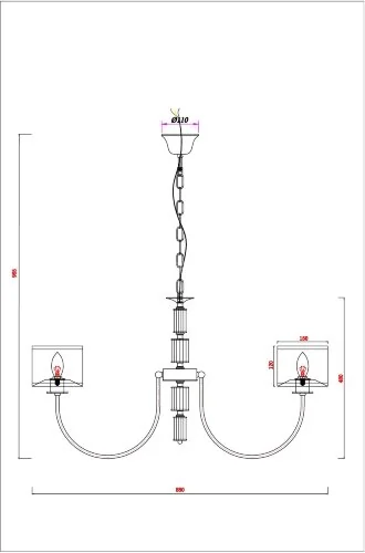 Подвесная люстра Arte Lamp A4092LM-8CC
