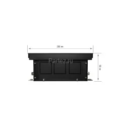 Конвектор внутрипольный Royal Thermo ATRIUM-90/200/1000-DG-U-NA