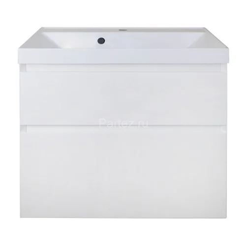 Комплект тумба Azario Velluto 70 700х450х660 подвесная, с раковиной Slim 70, белый матовый (CS000886