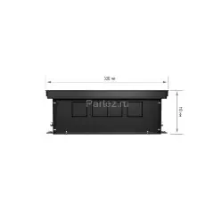 Конвектор внутрипольный Royal Thermo ATRIUM-110/300/1200-DG-U-AU