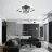 Потолочная люстра Natali Kovaltseva HIGH-TECH LED LAMPS 82022 BLACK
