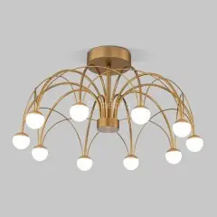 Потолочная люстра Eurosvet 90031/10 LED золото