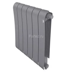 Радиатор биметаллический Royal Thermo Infinity 500 Silver Satin VR80 - 6 секц.