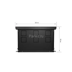 Конвектор внутрипольный Royal Thermo ATRIUM-190/300/2000-DG-U-DB
