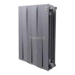 Биметаллический радиатор Royal Thermo PianoForte  500/100-6 (Silver Satin)