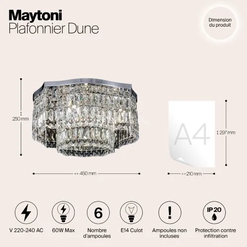 Потолочная люстра Maytoni DIA005CL-06CH