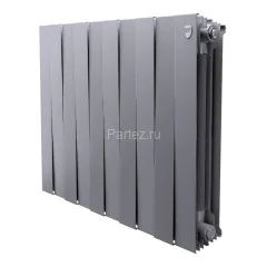 Биметаллический радиатор Royal Thermo PianoForte  500/100-10 (Silver Satin)