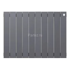 Биметаллический радиатор Royal Thermo PianoForte  500/100-10 (Silver Satin)