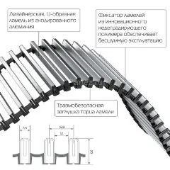 Конвектор внутрипольный Royal Thermo ATRIUM-190/400/1200-DG-U-AU