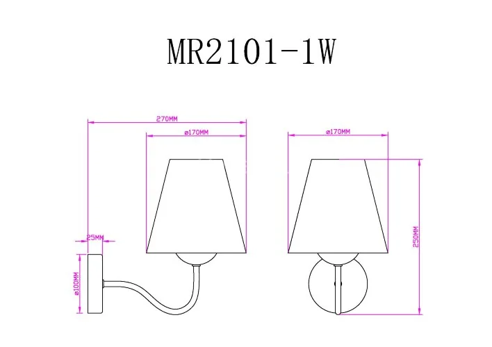 Бра MyFar MR2101-1W