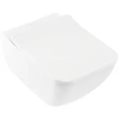 Унитаз подвесной Villeroy&amp;Boch Venticello безободковый, горизонтальный выпуск, сиденье микролифт, Ал
