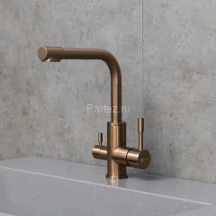 Смеситель Lemark Expert LM5061RGN для кухни с подключением к фильтру с питьевой водой