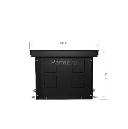 Конвектор внутрипольный Royal Thermo ATRIUM-150/200/1400-DG-U-BL