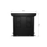 Конвектор внутрипольный Royal Thermo ATRIUM-190/200/1400-DG-U-DB