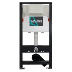 Сет AZARIO NEW Инсталляция 3/6л + подвесной унитаз Azario Mona 530x360x365 с быстросъемным сиденьем 