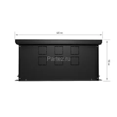 Конвектор внутрипольный Royal Thermo ATRIUM-190/400/2800-DG-U-NA