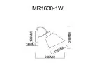 Бра MyFar MR1630-1W