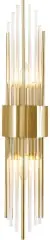 Бра Crystal Lux ATENTO AP2 BRASS/TRANSPARENTE
