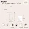 Подвесной светильник Maytoni MOD013PL-02W