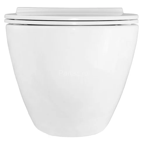 Унитаз подвесной Azario Geno 490х360х360 безободковый, с ультратонким сиденьем микроклифт (AZ2196D)