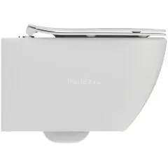 Унитаз подвесной Ideal Standard TESI Rimless+ 365х535х400 безободковый, с сиденьем и крышкой микроли