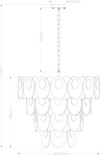 Подвесная люстра Arte Lamp A4067LM-11CC