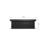 Конвектор внутрипольный Royal Thermo ATRIUM-110/300/2600-DG-U-DB