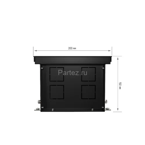 Конвектор внутрипольный Royal Thermo ATRIUM-150/200/2600-DG-U-NA