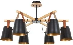 Потолочная люстра Arte Lamp A7032PL-6BK