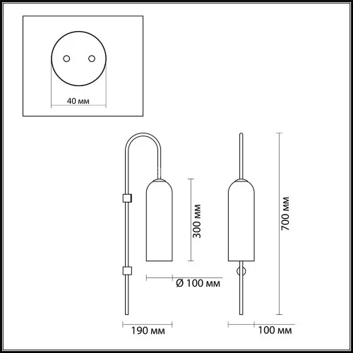 Бра Odeon Light 4642/1W