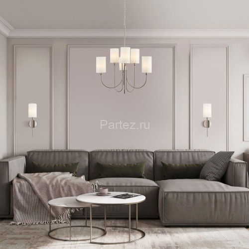 Подвесная люстра Eurosvet 60164/6 никель