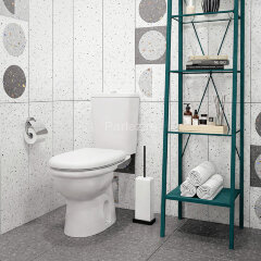 Унитаз-компакт КЕРАМИН Ареццо Дуал с жёстким сиденьем, белый (CS00076896)