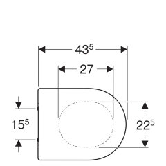 Сиденье с крышкой ACANTO тонкое, быстросъемное с микролифтом (500.605.01.2)