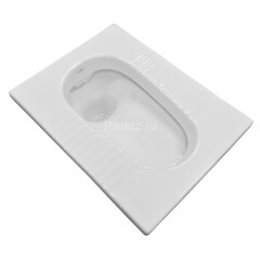 Унитаз напольный &quot;Чаша Генуя&quot; Creo Ceramique 525х405х220 мм, с гидрозатвором (SQ9100)