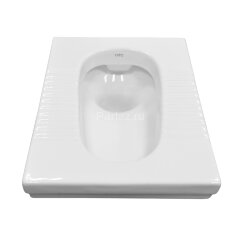 Унитаз напольный &quot;Чаша Генуя&quot; Creo Ceramique 525х405х220 мм, с гидрозатвором (SQ9100)