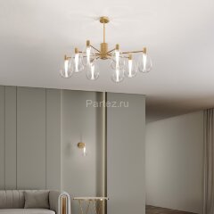 Потолочная люстра Eurosvet 60175/8 латунь