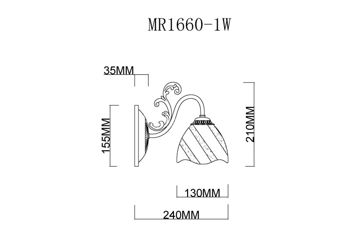 Бра MyFar MR1660-1W