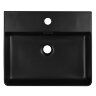 Раковина накладная Azario 500х420х120 прямоугольная, черный матовый (AZ-2173-S-MB)