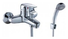 Смеситель одноручный (40мм) для ванны, с коротким изливом, хром