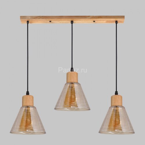 Подвесной светильник Imex MD.5870-3-P-WOOD+BK