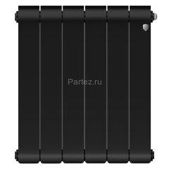 Радиатор биметаллический Royal Thermo Infinity 500 Noir Sable - 6 секц.