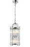 Подвесная люстра Crystal Lux TADEO SP4 D200 CHROME/TRANSPARENTE
