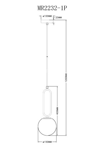 Подвесной светильник MyFar MR2232-1P